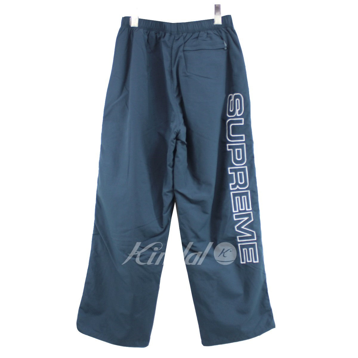 Supreme Spellout Embroidered Track Pant Dark Blue