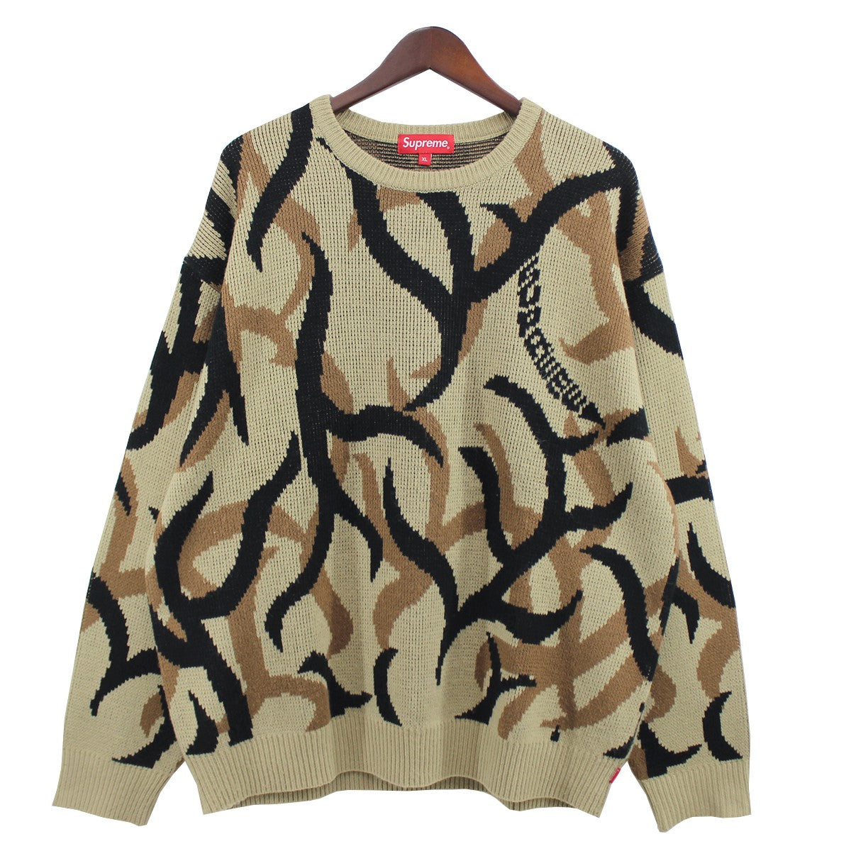 Supreme(シュプリーム) 19AW Tribal Camo Sweater トライバル カモ ロゴ ニット セーター