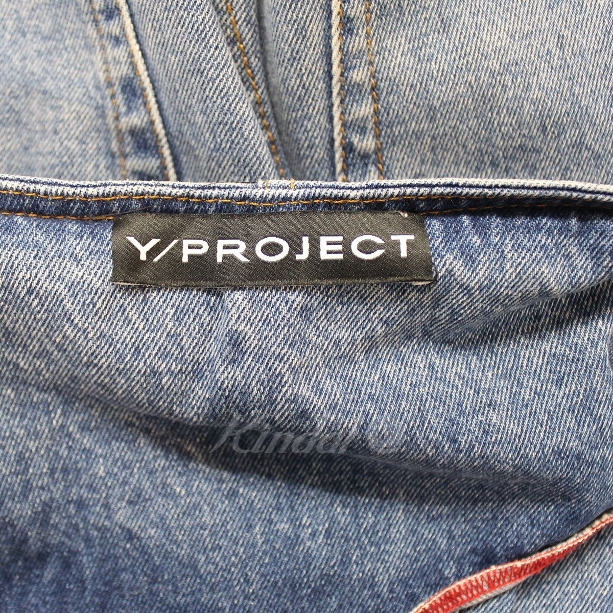 Y．PROJECT(ワイプロジェクト) Y Belt Arc Jeans ベルトアークジーンズ デニム パンツ