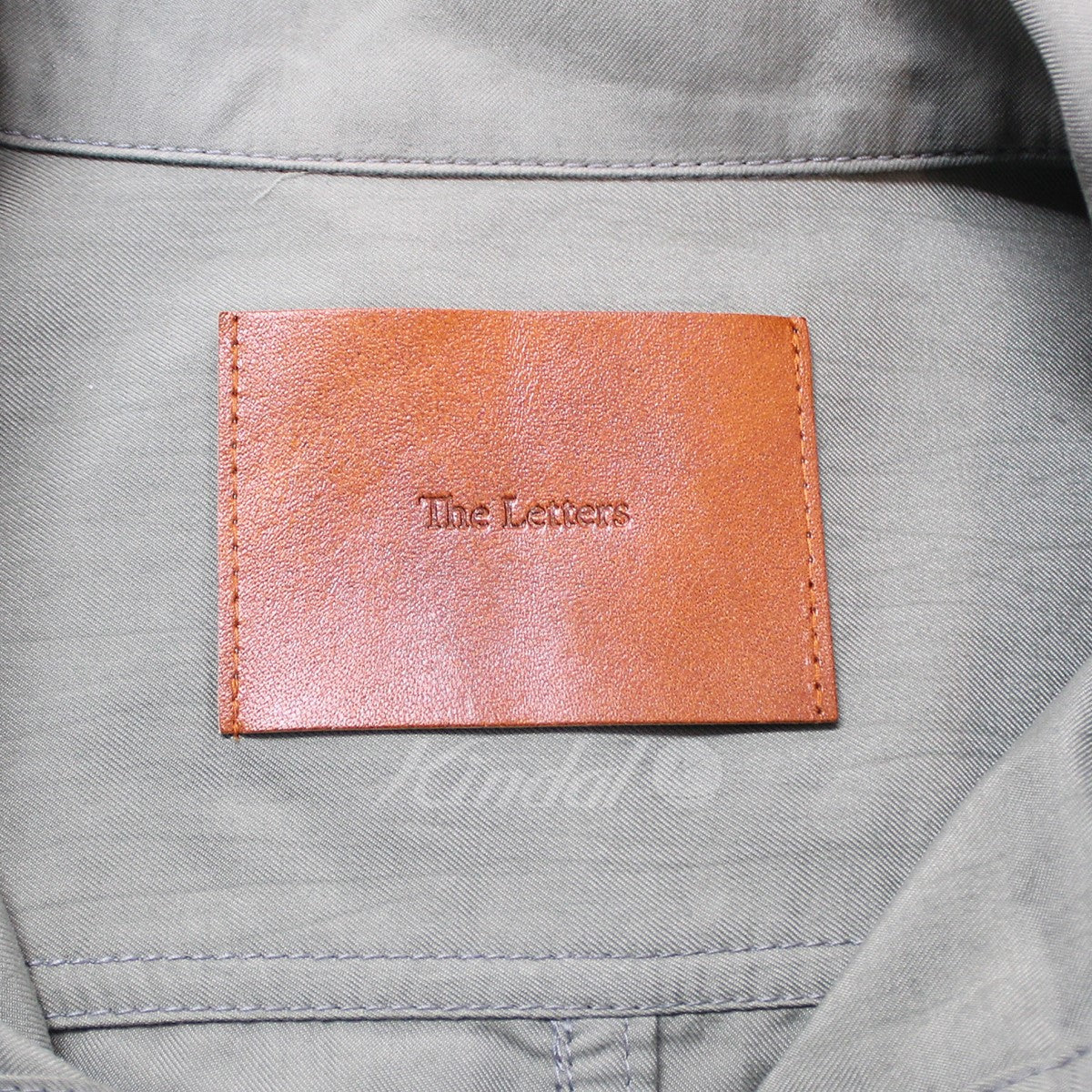 The Letters(ザレターズ) 22SS TUCK SHORT SHIRT JACKET タック ショート シャツ ジャケット