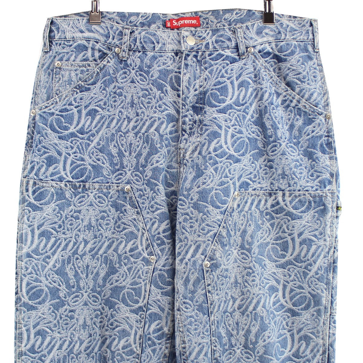 SUPREME(シュプリーム) 22AW Script Jacquard Double Knee Denim Painter Pan