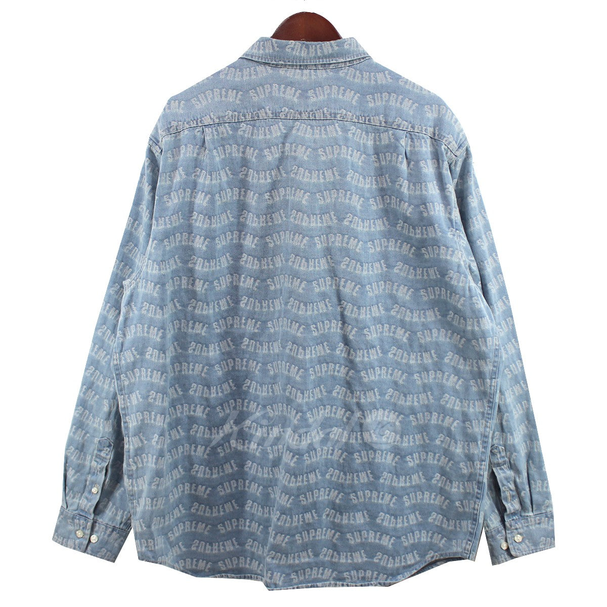 SUPREME(シュプリーム) 22SS Arc Jacquard Denim Shirt アーチ ロゴ デニムシャツ ブルー サイズ  14｜【公式】カインドオルオンライン ブランド古着・中古通販【kindal】