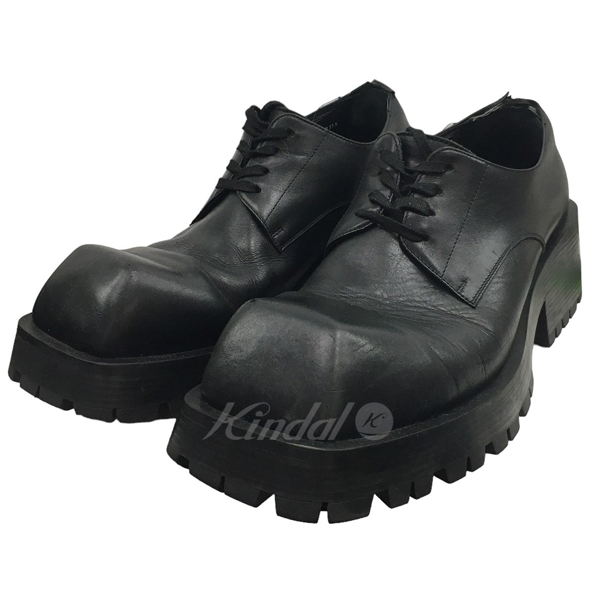 BALENCIAGA 古着・中古 Trooper Derbey Shoes 678410 トルーパー ダービー レザーシューズ