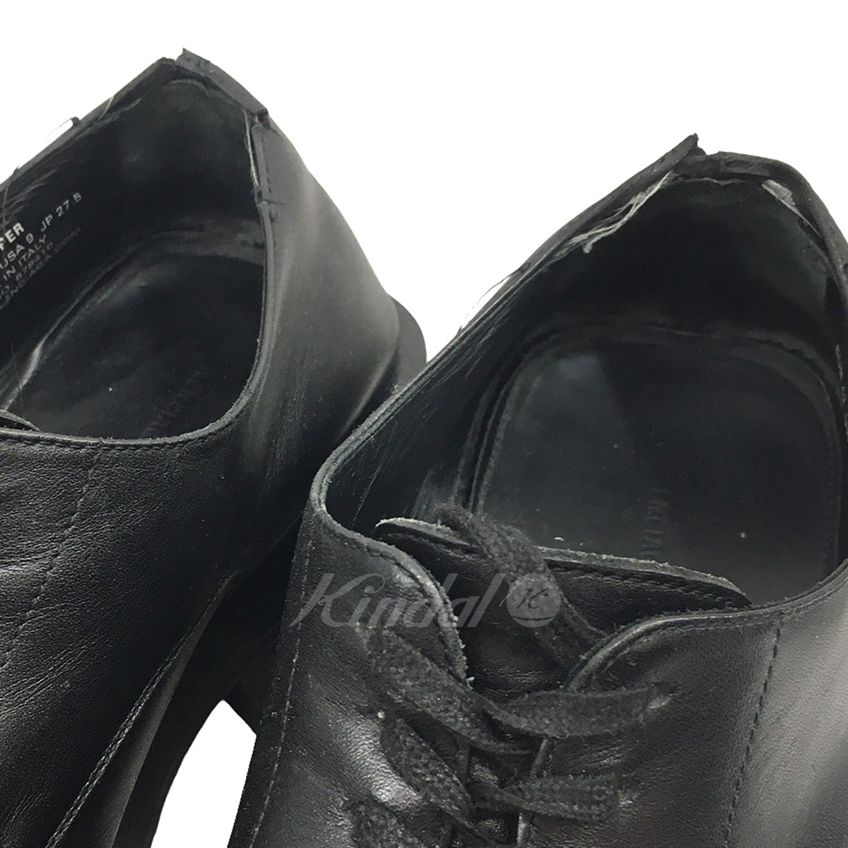 BALENCIAGA 古着・中古 Trooper Derbey Shoes 678410 トルーパー ダービー レザーシューズ