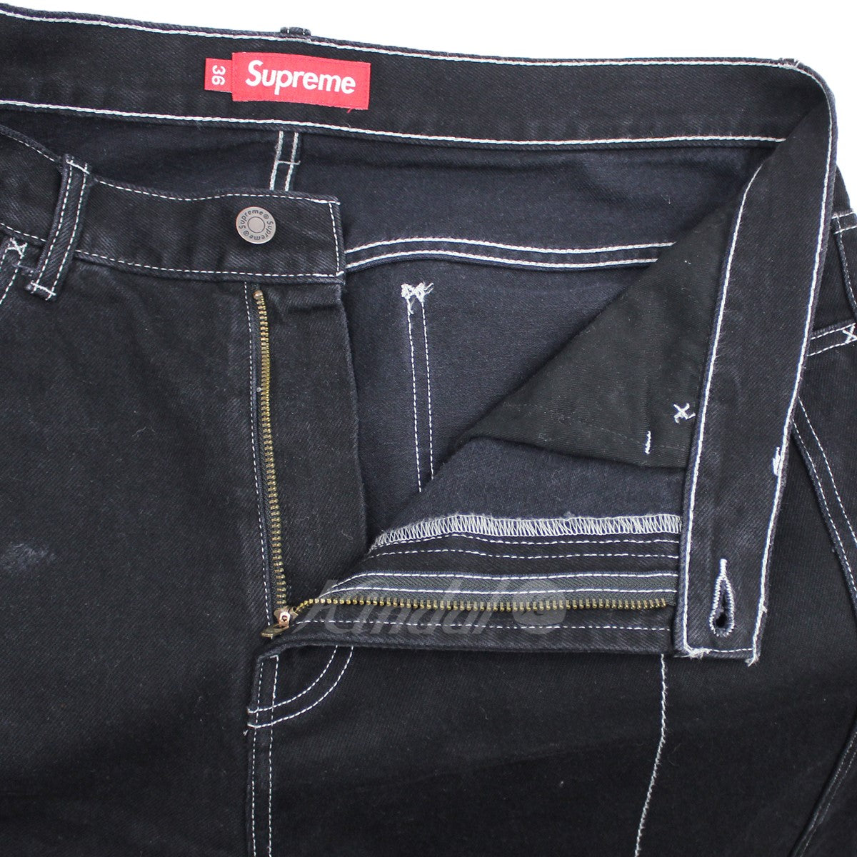 SUPREME(シュプリーム) 23AW Radial Embroidered Loose Fit Jean ルーズ デニムパンツ