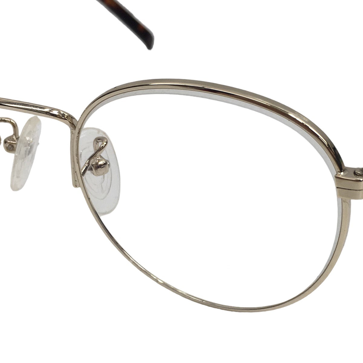 SHURON(シュロン) RONSTRONG Round Eyeglasses ロンストロング メガネ 眼鏡 48 5 3／4 シルバー サイズ  48｜【公式】カインドオルオンライン ブランド古着・中古通販【kindal】