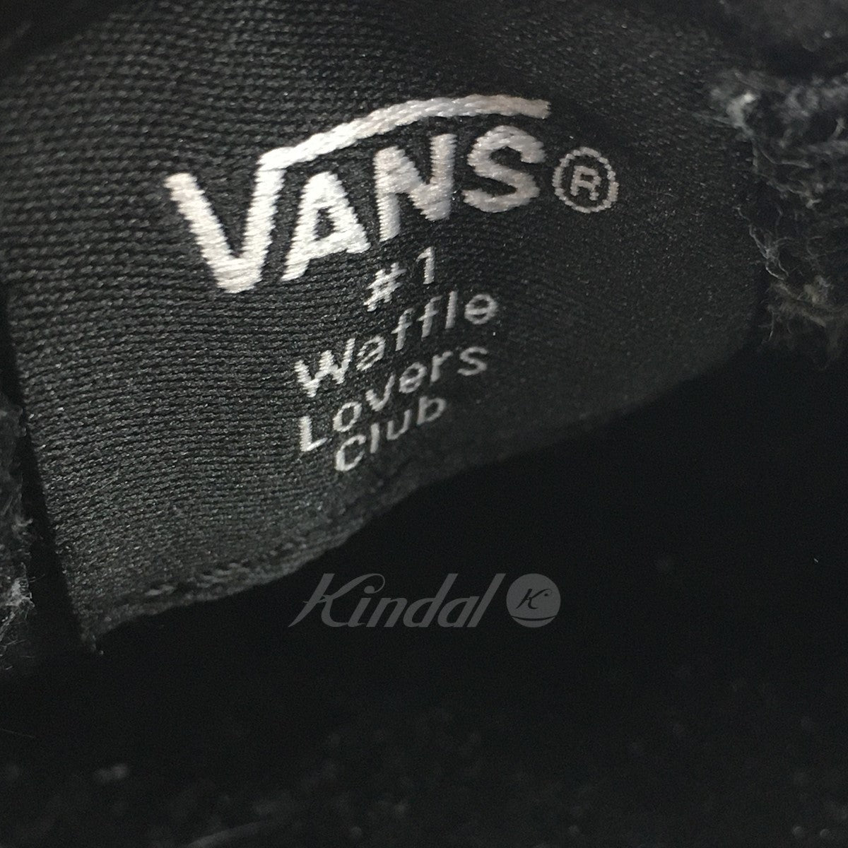 WTAPS×VANS ロゴ スリップオン スリッポン スニーカー ブラック