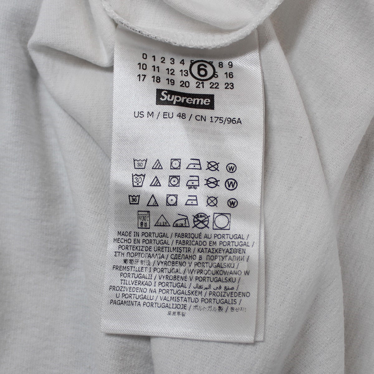 SUPREME × MM6 Maison Margiela 24SS MM6 Maison Margiela Box Logo Tee ボックスロゴ  Tシャツ ホワイト サイズ 16｜【公式】カインドオルオンライン ブランド古着・中古通販【kindal】