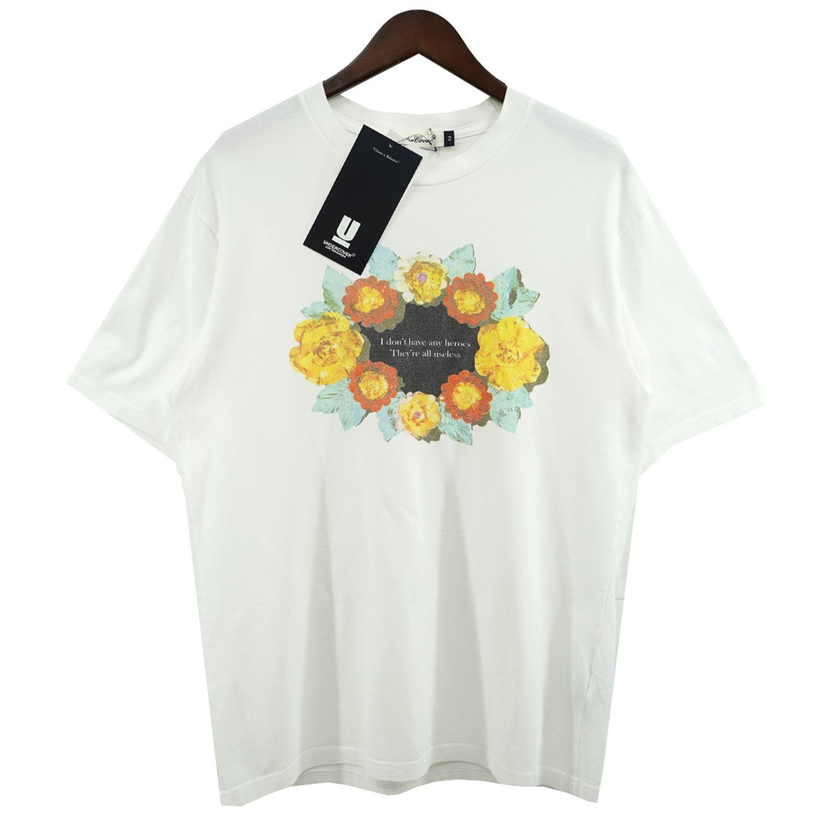 UNDERCOVER(アンダーカバー) undercover floral s／s t-shirt フローラル Tシャツ UC1A3801 ホワイト  サイズ 2｜【公式】カインドオルオンライン ブランド古着・中古通販【kindal】