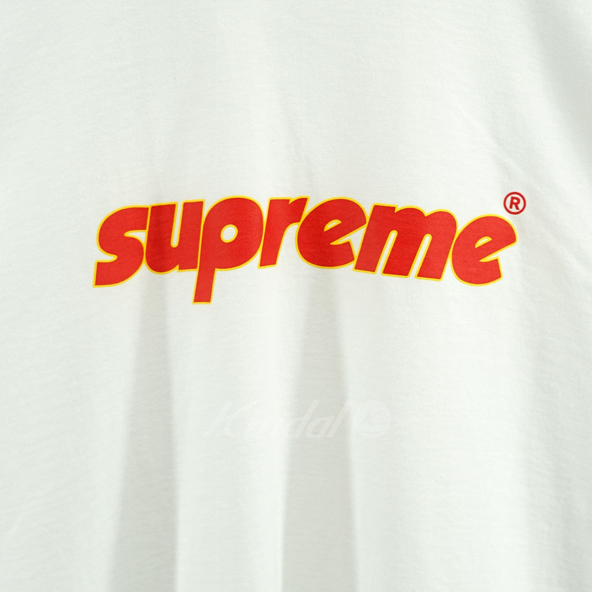 SUPREME(シュプリーム) 24SS Pinline Tee ピンライン ロゴ Tシャツ ホワイト サイズ 15｜【公式】カインドオルオンライン  ブランド古着・中古通販【kindal】