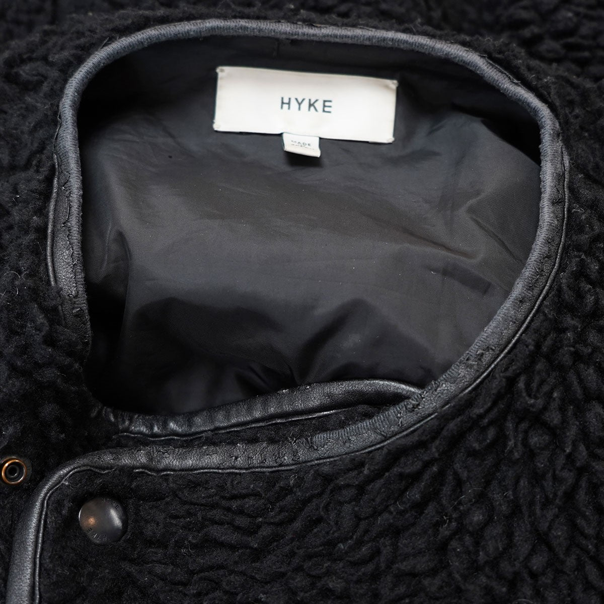 HYKE 古着・中古 FAUX SHEARLING COAT フェイク シアリング ボア　コート