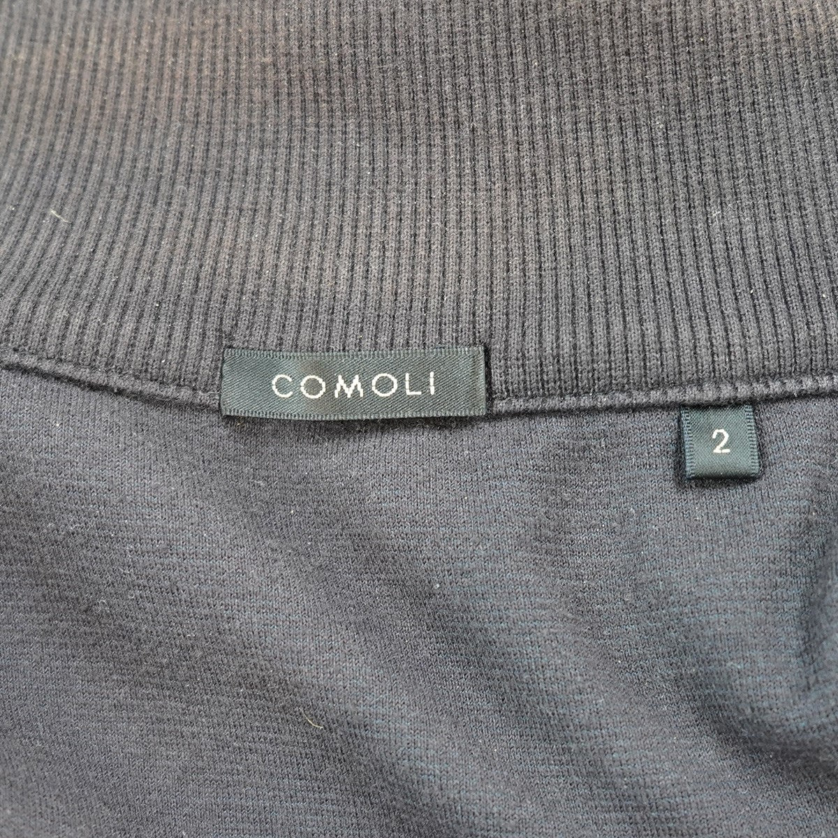 COMOLI(コモリ) 20AW ストレッチ ベロア トラック ジャケット S03-05011 ブランド表記ブラック (実物若干リブ部分ブラウン調)  サイズ 2｜【公式】カインドオルオンライン ブランド古着・中古通販【kindal】