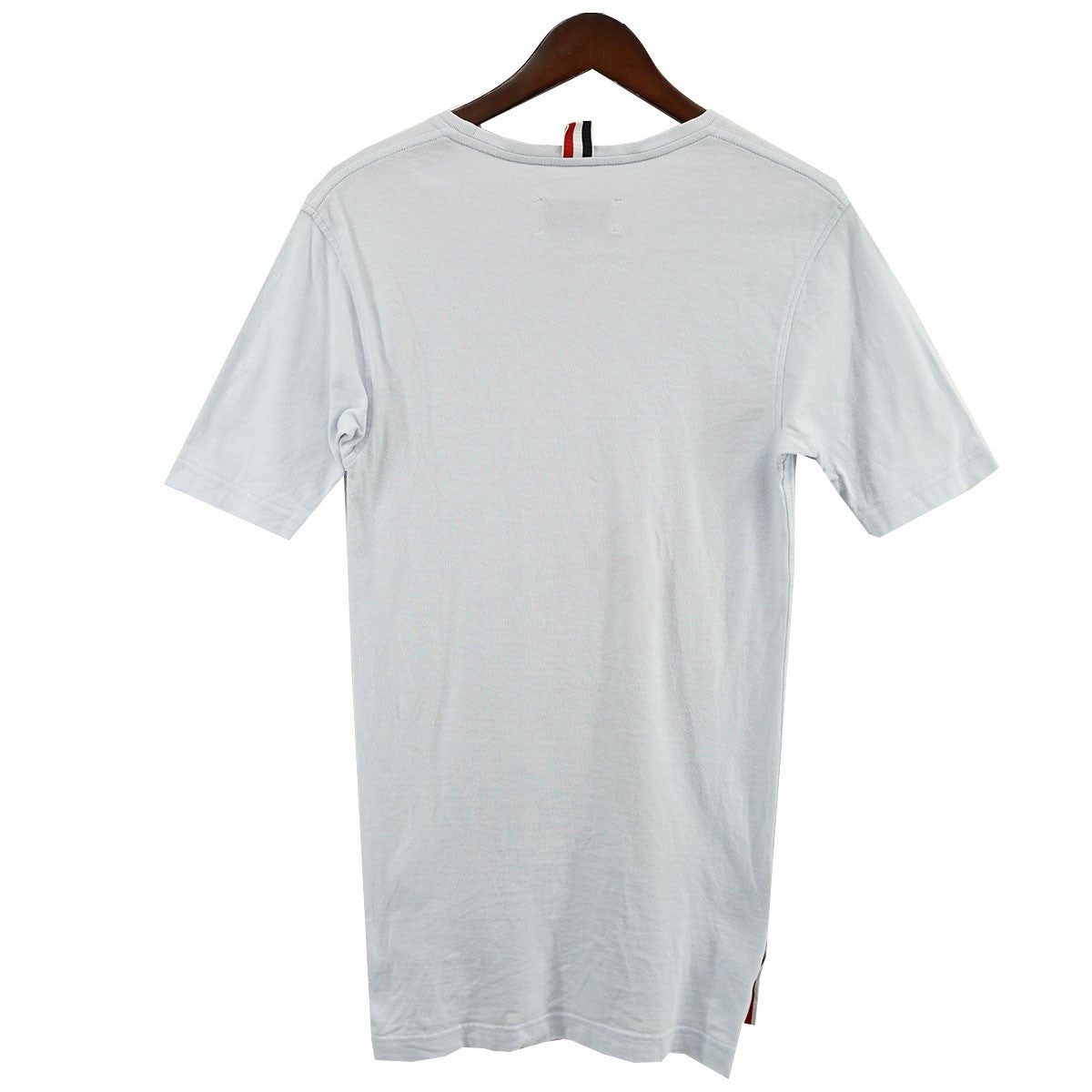Thom Browne 古着・中古 ／トリコロール テープ ロゴタグ Tシャツ