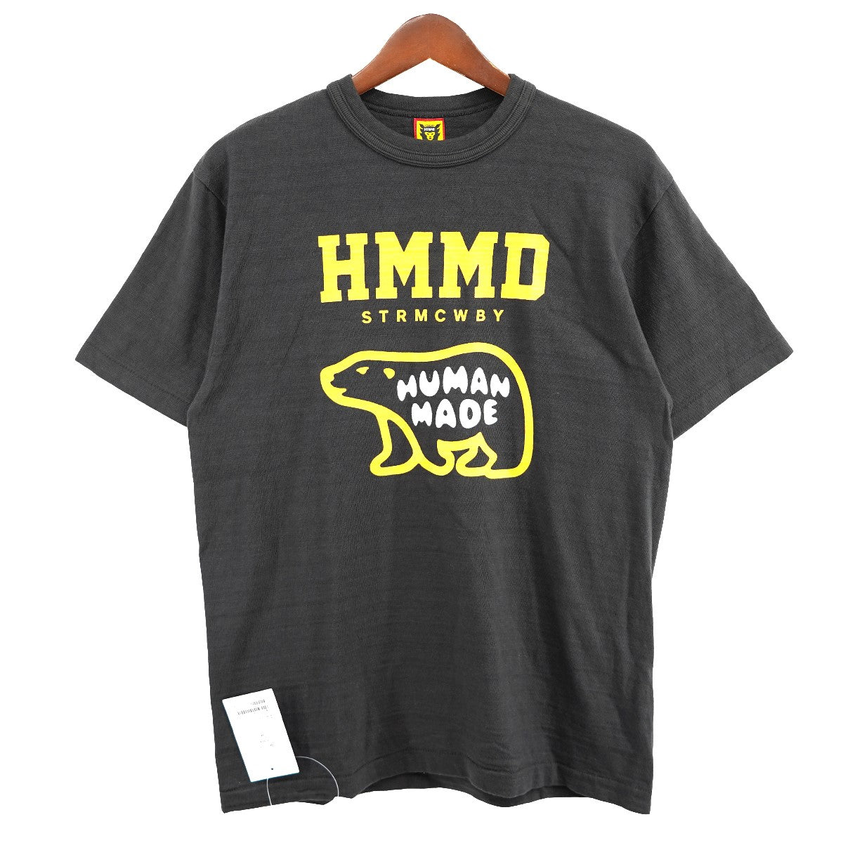 HUMAN MADE(ヒューマンメイド) 21SS HMMD STRMCWBY ロゴ ハート Tシャツ T-SHIRT #2102 HM21TE002  ブランド表記ブラック (実物ブラックグレー調) サイズ M｜【公式】カインドオルオンライン ブランド古着・中古通販【kindal】