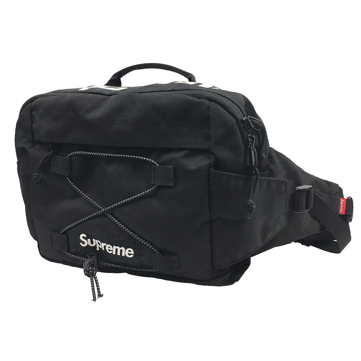 Supreme(シュプリーム) 17SS Waist Bag ロゴ ウエスト バッグ ブラック 