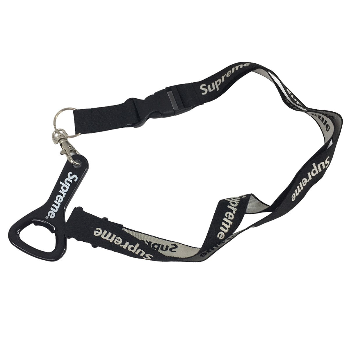 Supreme(シュプリーム) 14SS Bottle Opener Lanyard ロゴ ボトルオープナー ランヤード 栓抜き