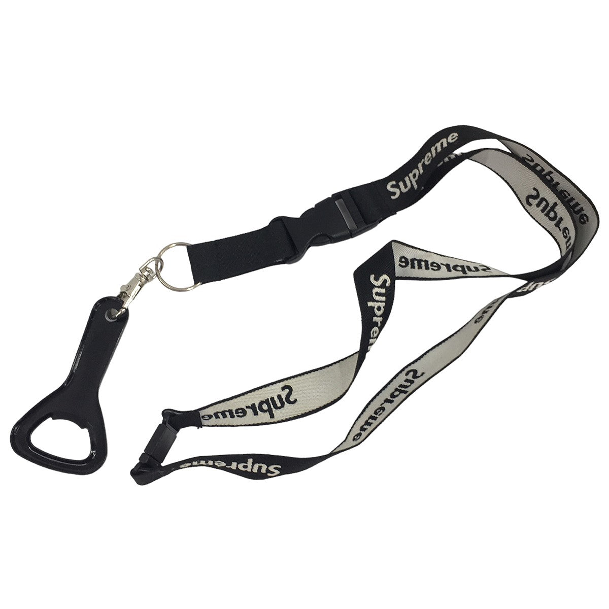 Supreme(シュプリーム) 14SS Bottle Opener Lanyard ロゴ ボトルオープナー ランヤード 栓抜き