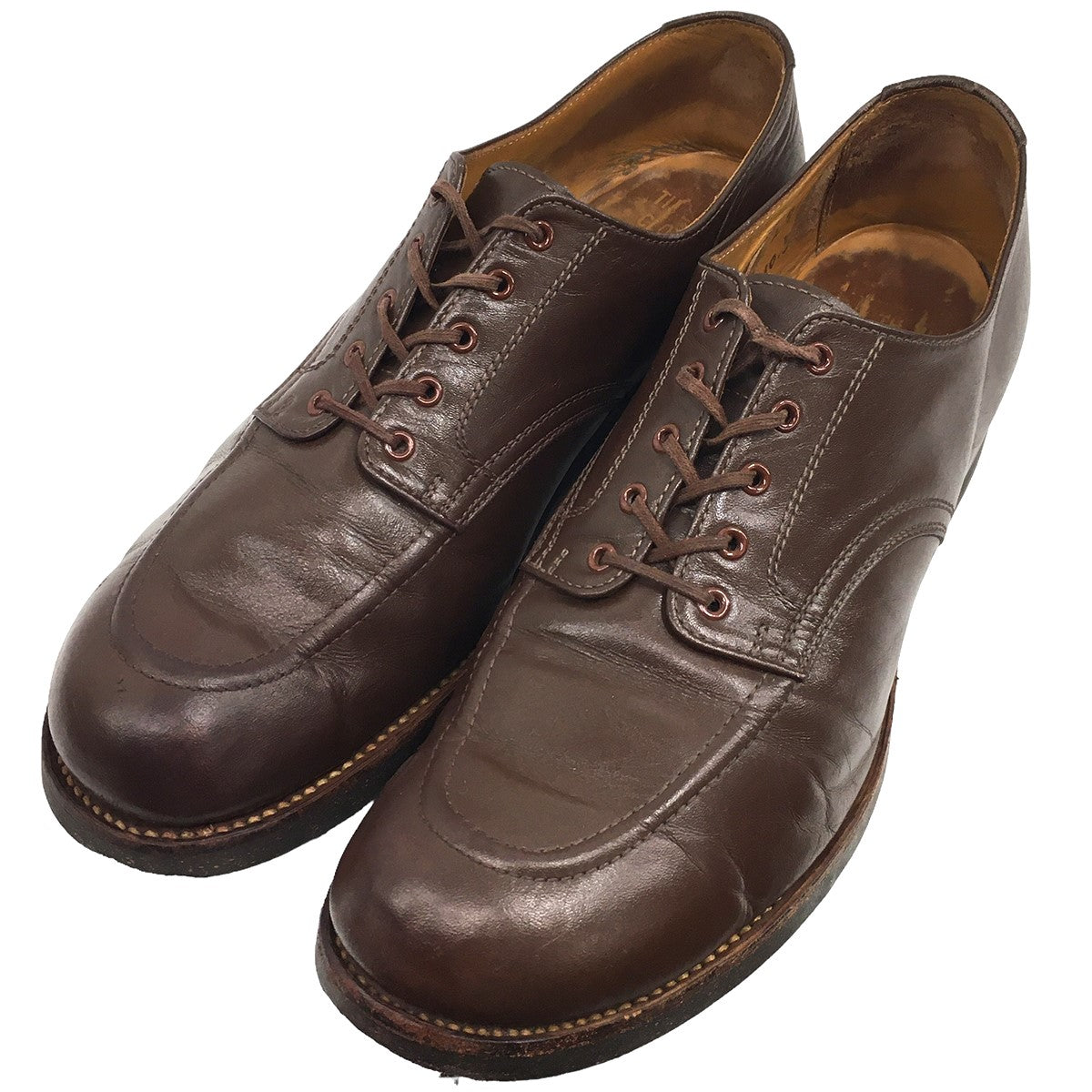 TIMEWORN CLOTHING AtLast＆Co(タイムウォーンクロージング アットラスト) U-TIP SHOES Uチップ レザーシューズ  ブラウン サイズ 15｜【公式】カインドオルオンライン ブランド古着・中古通販【kindal】