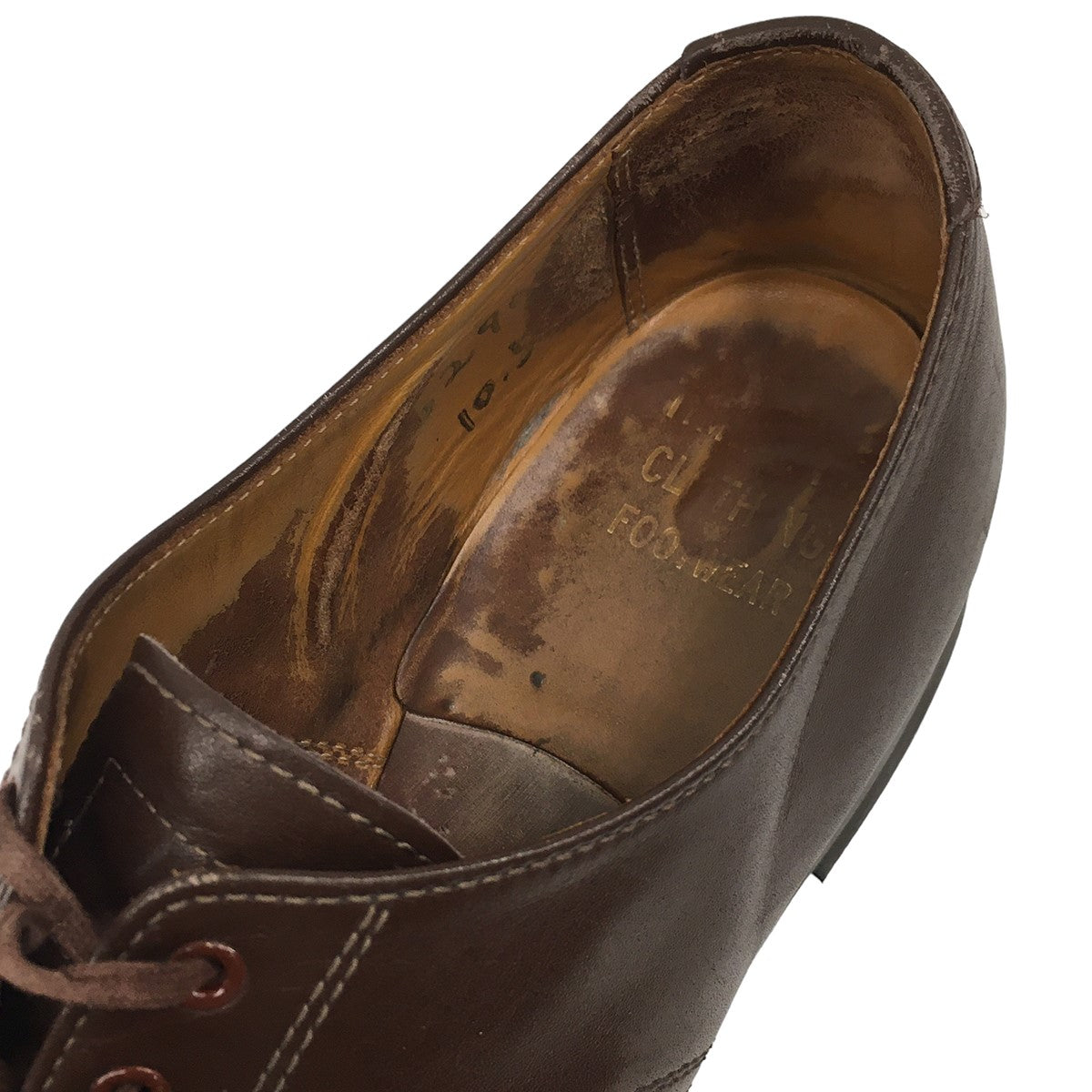 TIMEWORN CLOTHING AtLast＆Co(タイムウォーンクロージング アットラスト) U-TIP SHOES Uチップ レザーシューズ  ブラウン サイズ 15｜【公式】カインドオルオンライン ブランド古着・中古通販【kindal】