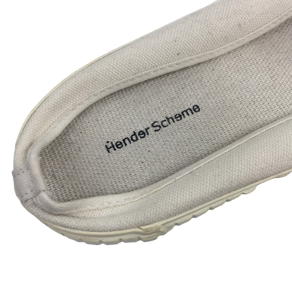 Hender Scheme(エンダースキーマ) PARALLEL PEAK with tassels パラレル ピーク タッセル スニーカー 84HR  定価19800円 ホワイト サイズ 16｜【公式】カインドオルオンライン ブランド古着・中古通販【kindal】