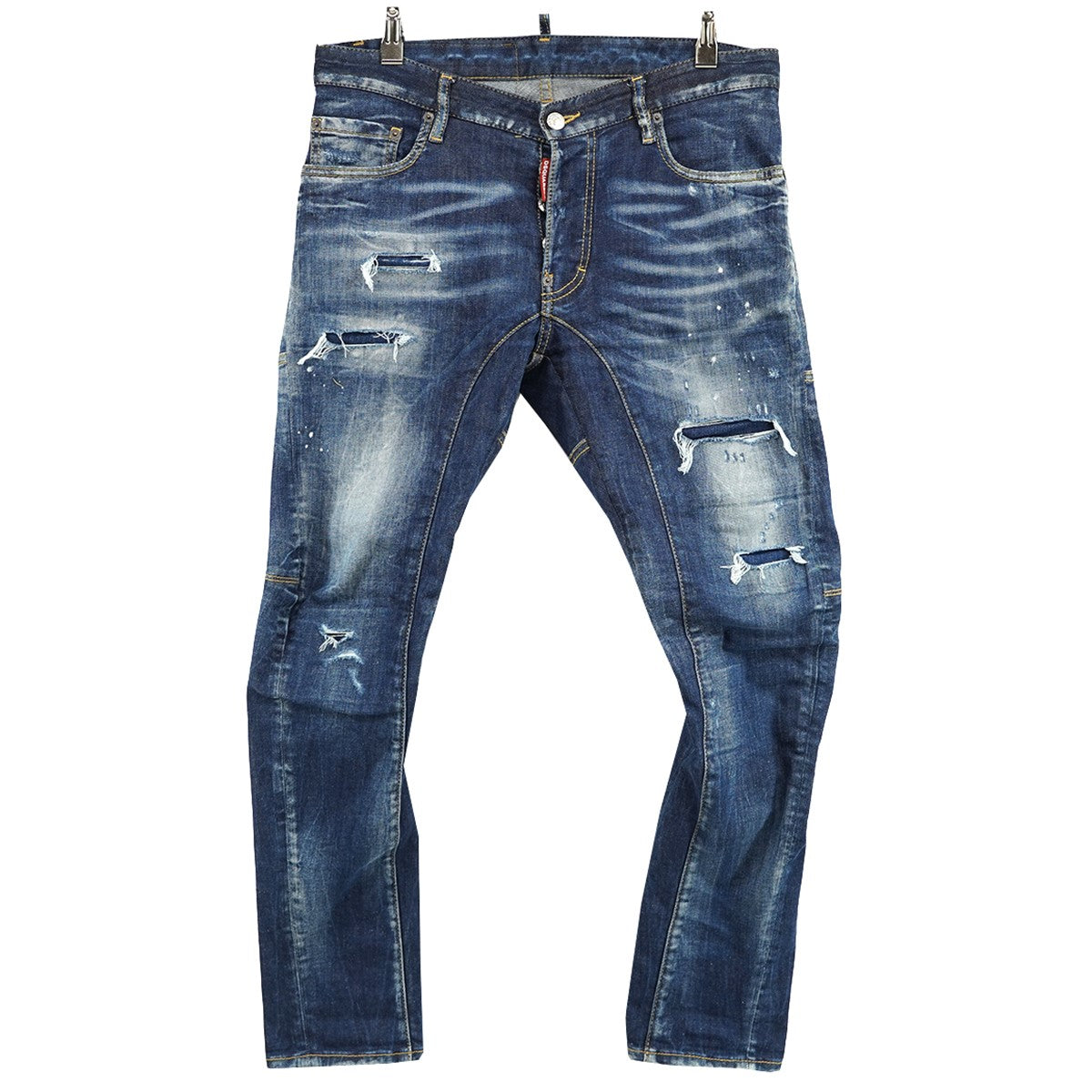 DSQUARED2(ディースクエアード) 22SS Dark Ripped Blue Wash Tidy Biker Jeans デニム  S74LB1043 定価99000円 22SS ブルー サイズ 46｜【公式】カインドオルオンライン ブランド古着・中古通販【kindal】