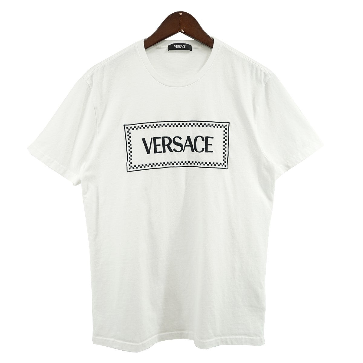 VERSACE(ヴェルサーチ) 24SS 90S ヴィンテージ ロゴ 刺繍 Tシャツ