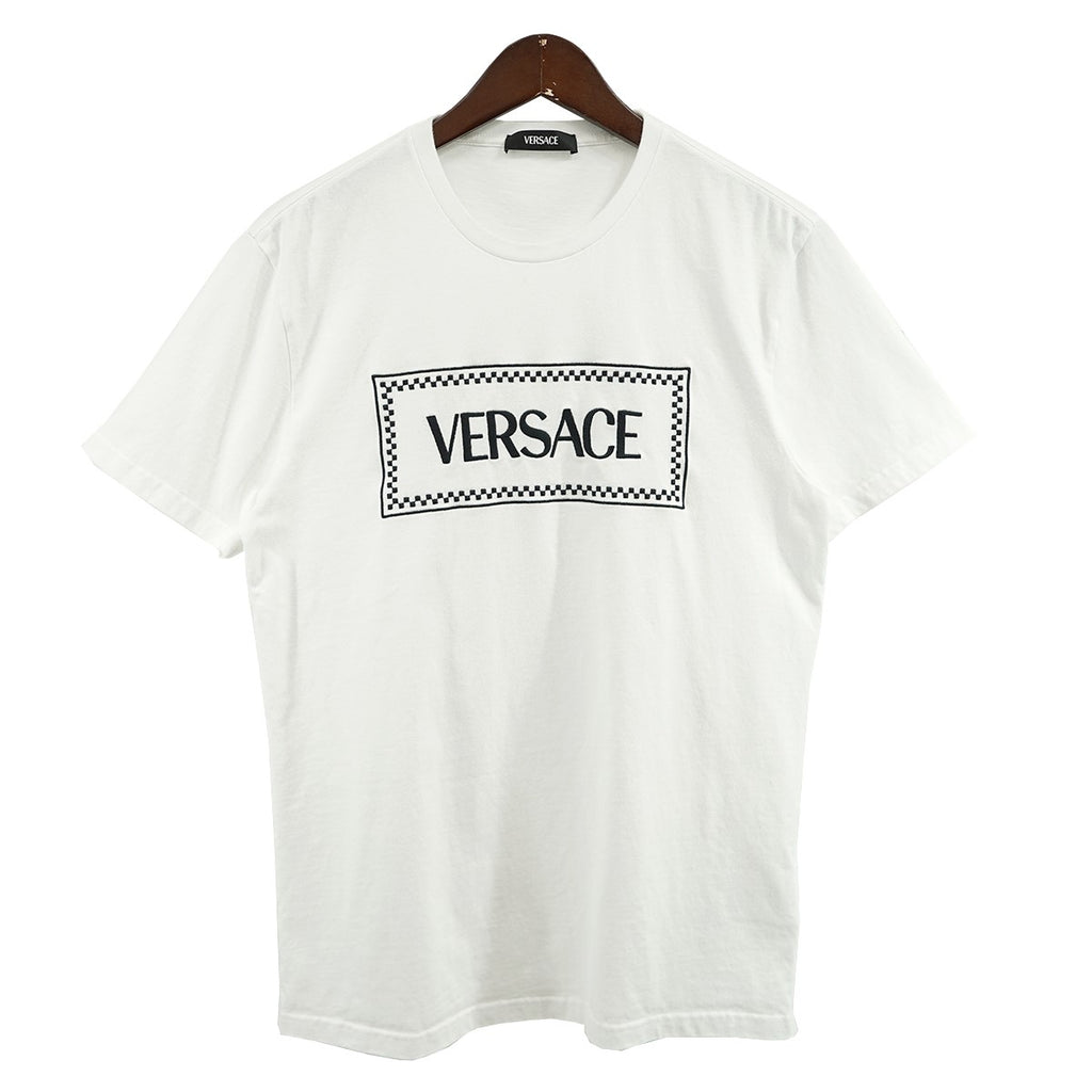 VERSACE(ヴェルサーチ) 24SS 90S ヴィンテージ ロゴ 刺繍 Tシャツ 