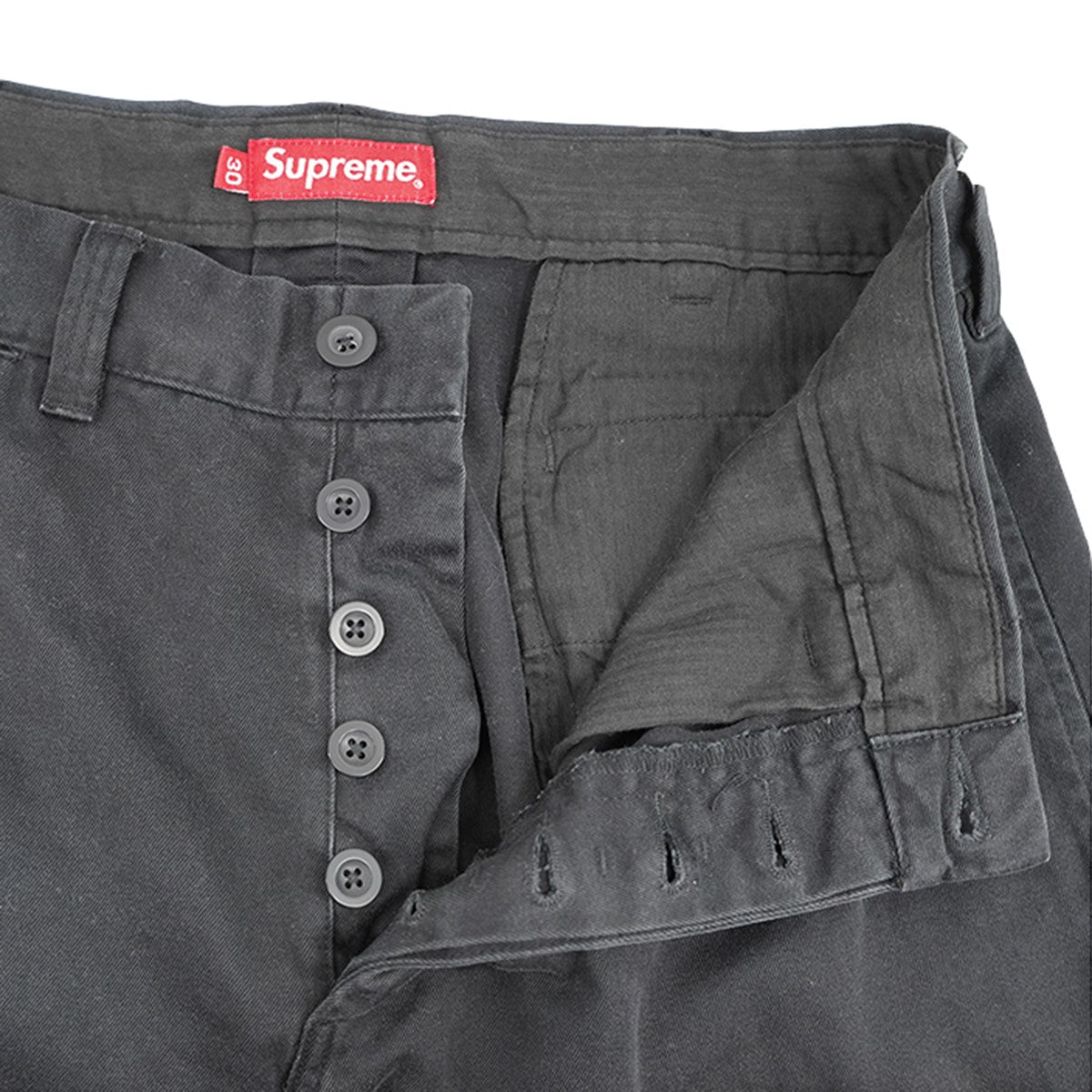 Supreme(シュプリーム) 23SS Chino Pant ロゴ パッチ ガール チノパン ブラック サイズ 30｜【公式】カインドオルオンライン  ブランド古着・中古通販【kindal】