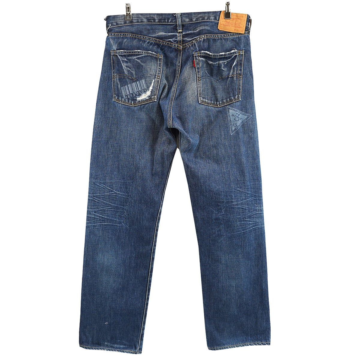 LEVI’S VINTAGE CLOTHING 古着・中古 501 XX ビッグE ダブルエックス プリント 復刻デニムパンツ