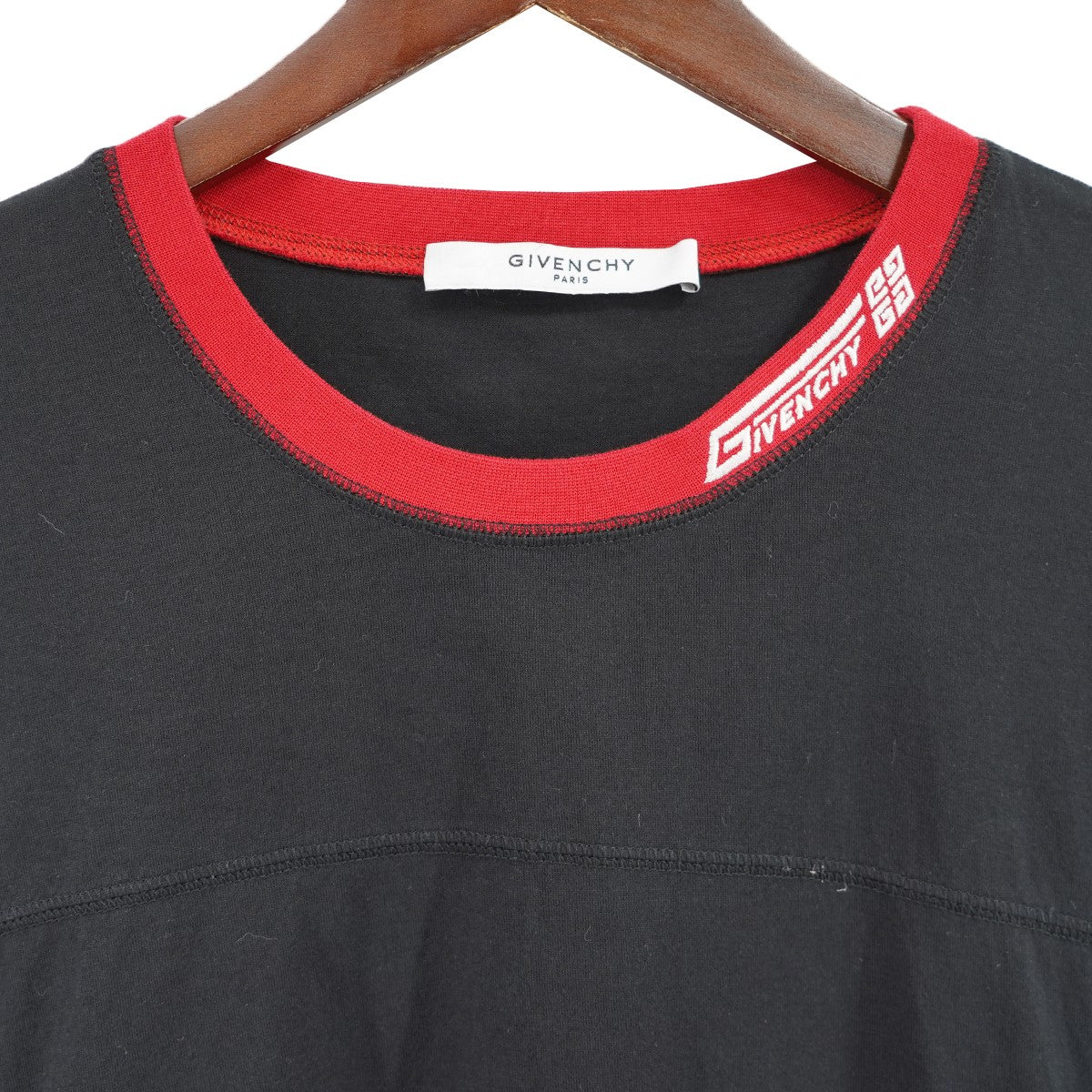 GIVENCHY(ジバンシィ) W／ Contrast Collar ネック ロゴ Tシャツ  