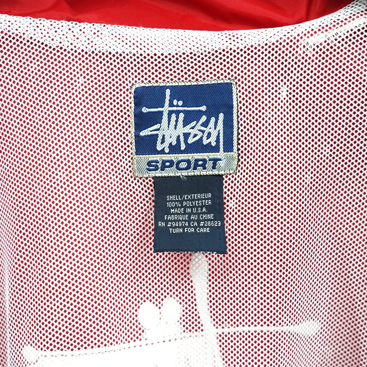 STUSSY SPORT 90s OLD STUSSY Vintage ヴィンテージ 紺タグ ロゴ トラックジャケット 古着・中古-9枚目のアイテム画像
