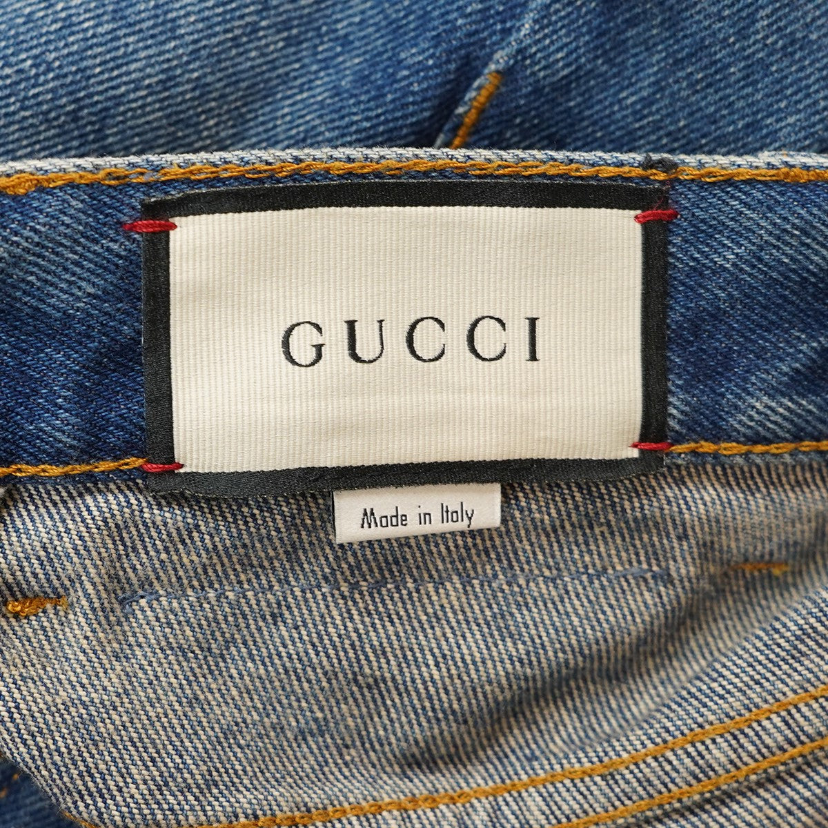 GUCCI(グッチ) ウォッシュドデニムレギュラーフィット パンツ 定価77000円 623953 XDBBQ インディゴ サイズ  19｜【公式】カインドオルオンライン ブランド古着・中古通販【kindal】