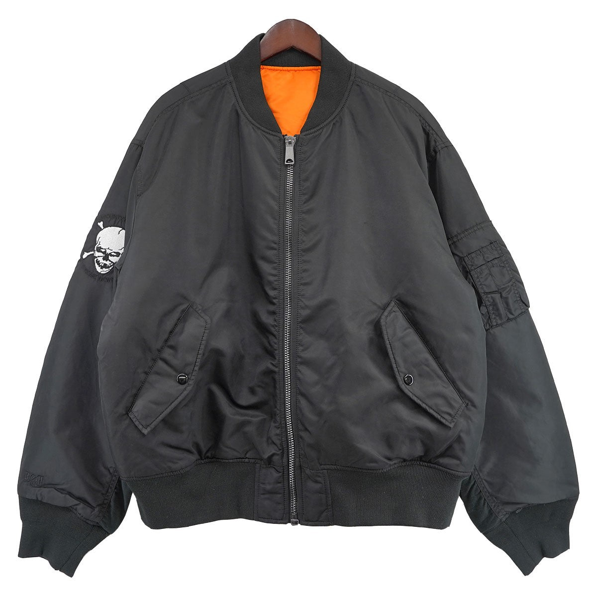 23AW Bounty Hunter Ma-1 Jacket ロゴ ボンバージャケット