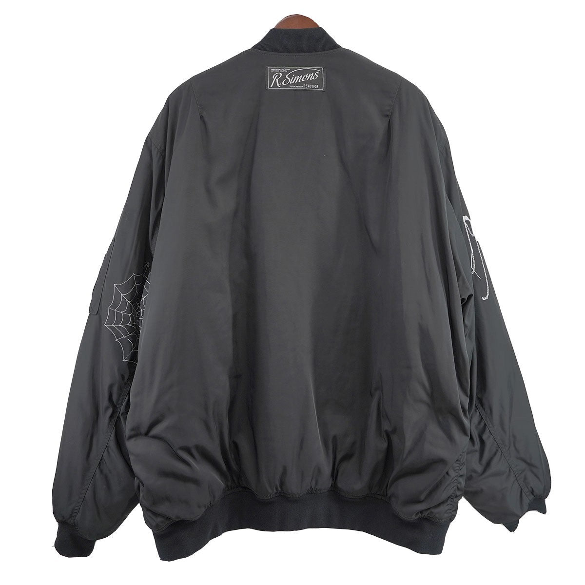 RAF SIMONS(ラフシモンズ) 21AW Spider print MA-1 bomber スパイダー ロゴ ボンバージャケット  MOD.212-M621B ブラック サイズ 46｜【公式】カインドオルオンライン ブランド古着・中古通販【kindal】