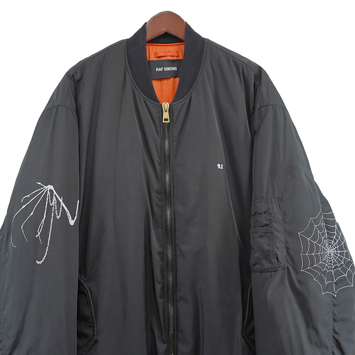 21AW Spider print MA-1 bomber スパイダー ロゴ  ボンバージャケット