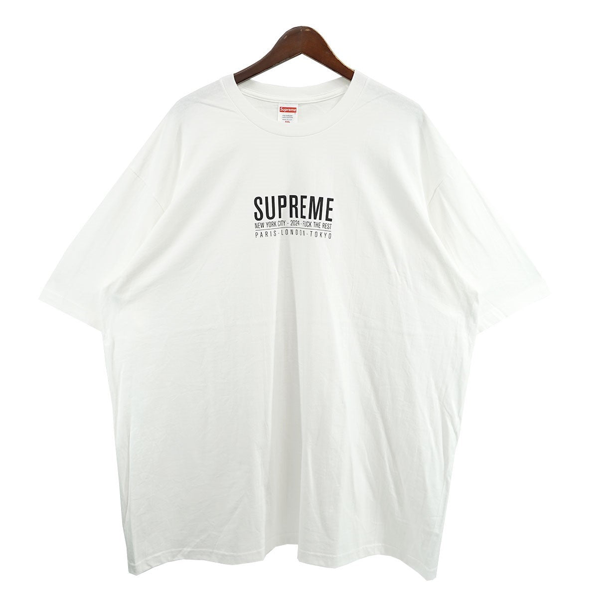 Supreme(シュプリーム) 24SS Paris Tee パリ ロゴ Tシャツ ホワイト サイズ XXL｜【公式】カインドオルオンライン  ブランド古着・中古通販【kindal】