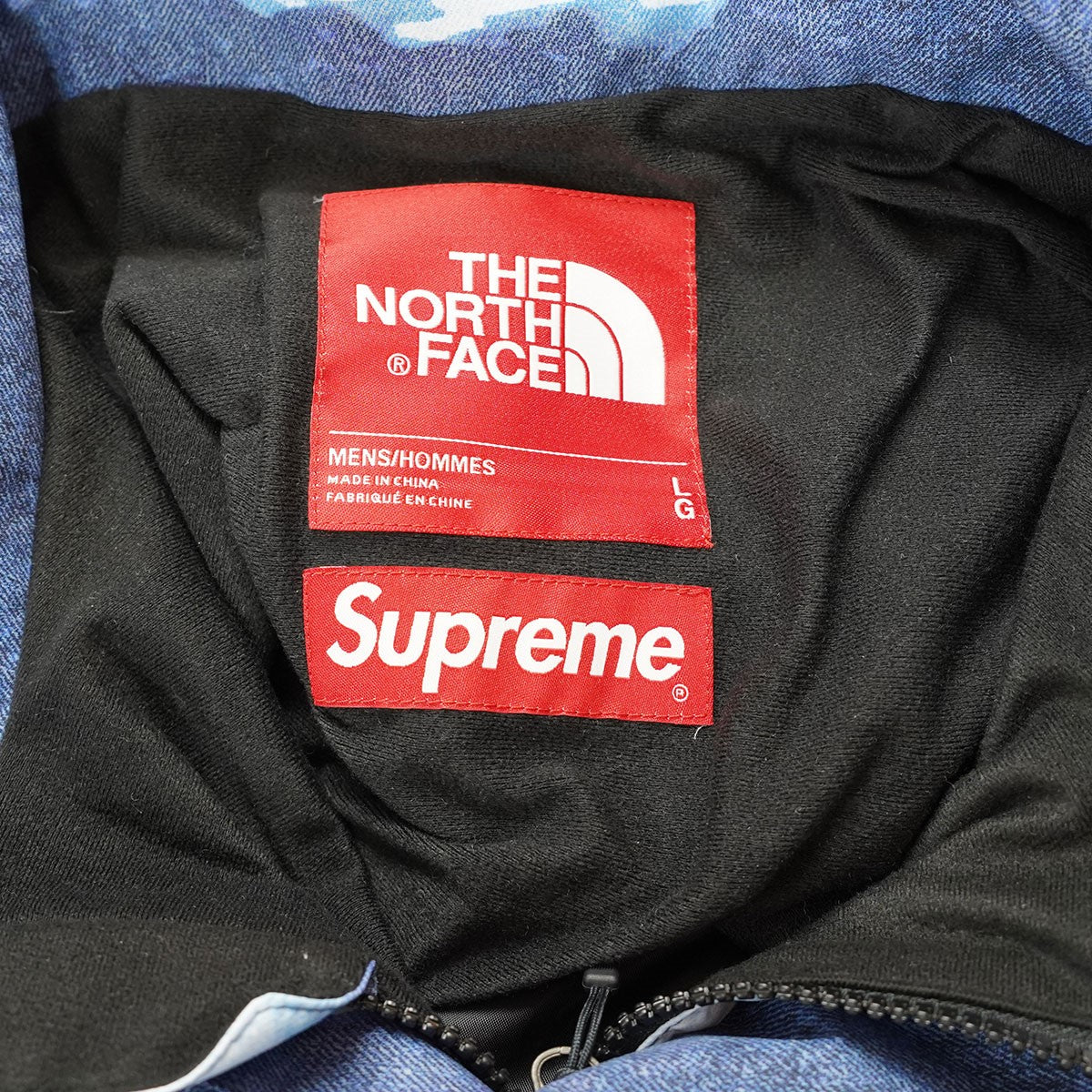 Supreme×The North Face 21AW Bleached Denim Print Mountain Jacket ジャケット  NP52100I ブランド表記 インディゴ サイズ L｜【公式】カインドオルオンライン ブランド古着・中古通販【kindal】