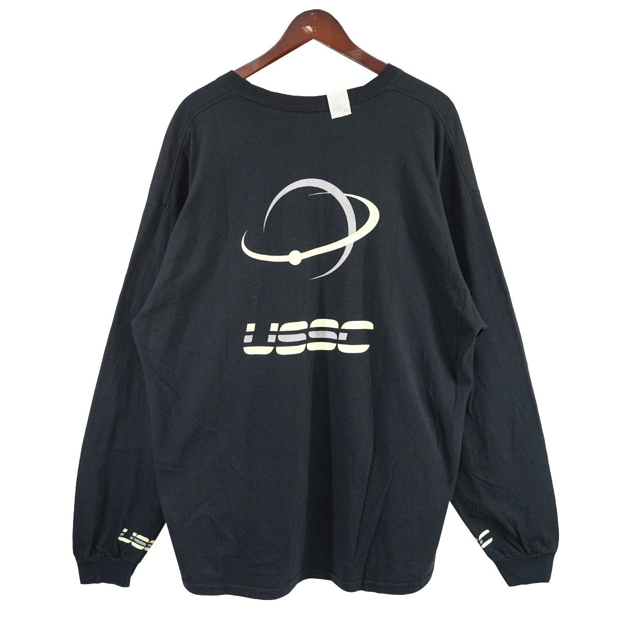 N．HOOLYWOOD(エヌハリウッド) CREW NECK LONG SLEEVE T-SHIRT USSC プリント ロンT 9211-CS86 ブラック  サイズ 17｜【公式】カインドオルオンライン ブランド古着・中古通販【kindal】