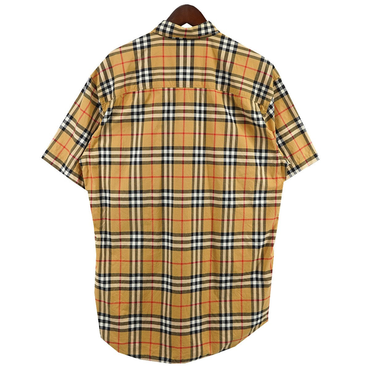 BURBERRY(バーバリー) Vintage Check ヴィンテージチェック半袖シャツ 8002927 ブラウン サイズ  M｜【公式】カインドオルオンライン ブランド古着・中古通販【kindal】