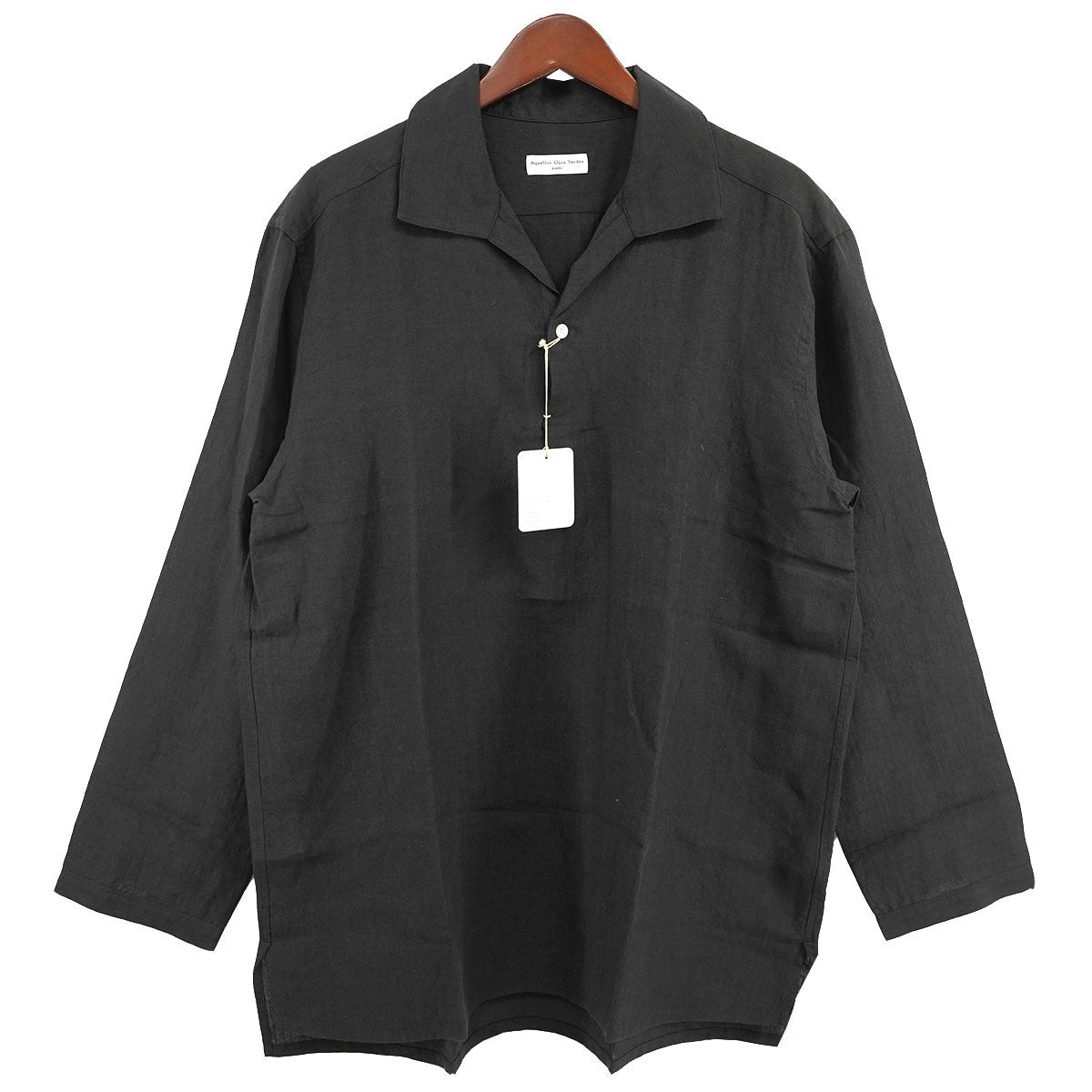 AQUELLOS OJOS VERDES BISHU 古着・中古 Capri Shirt (Black) プルオーバー カプリシャツ