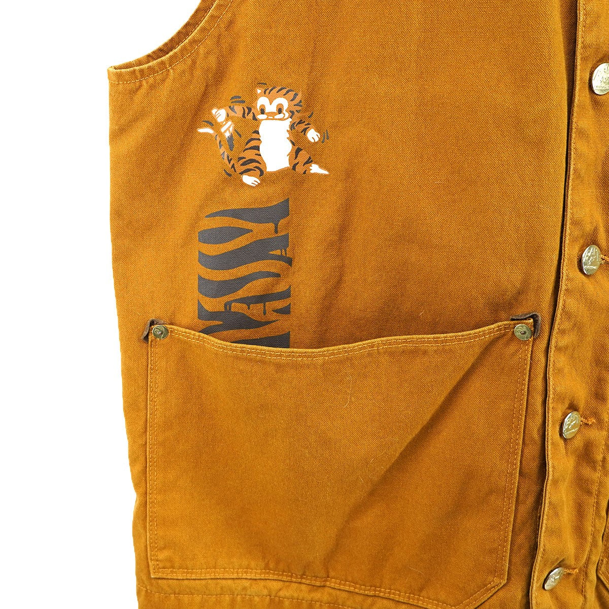 A BATHING APE(アベイシングエイプ) TIGER WORKER VEST タイガー ワーカー ベスト 001LJF201027X ブラウン サイズ  XL｜【公式】カインドオルオンライン ブランド古着・中古通販【kindal】