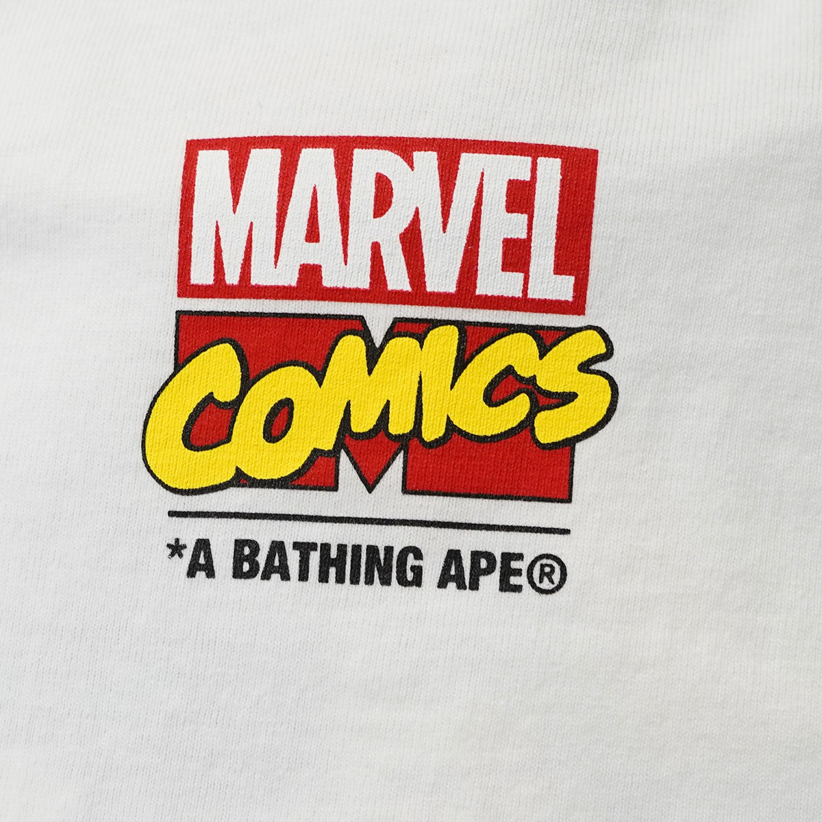 A BATHING APE 古着・中古 BAPE MARVEL CAMO IRON MAN TEE マーベル Tシャツ