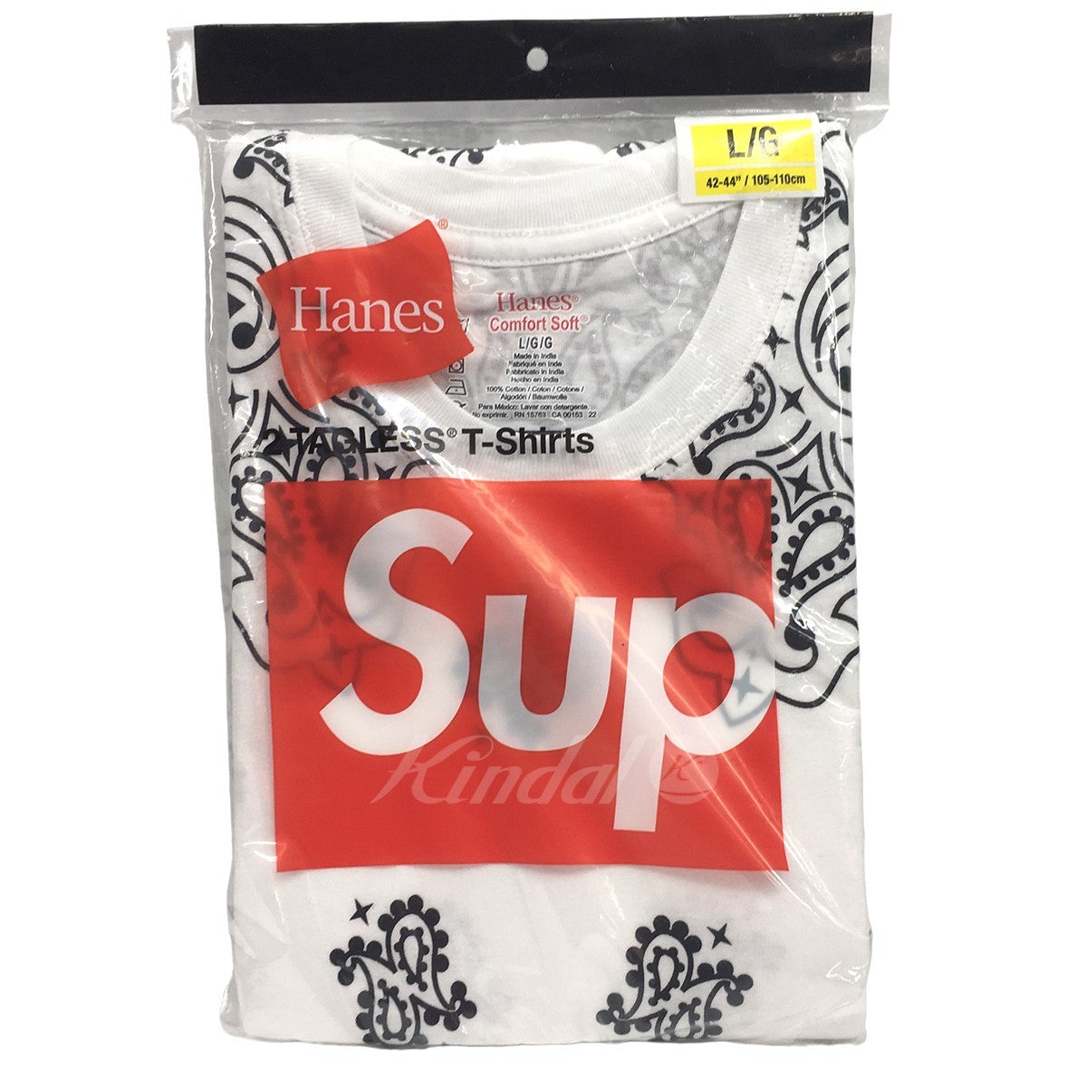 Supreme 古着・中古 22AW Hanes Bandana Tagless Tees (2 Pack) バンダナ Tシャツ