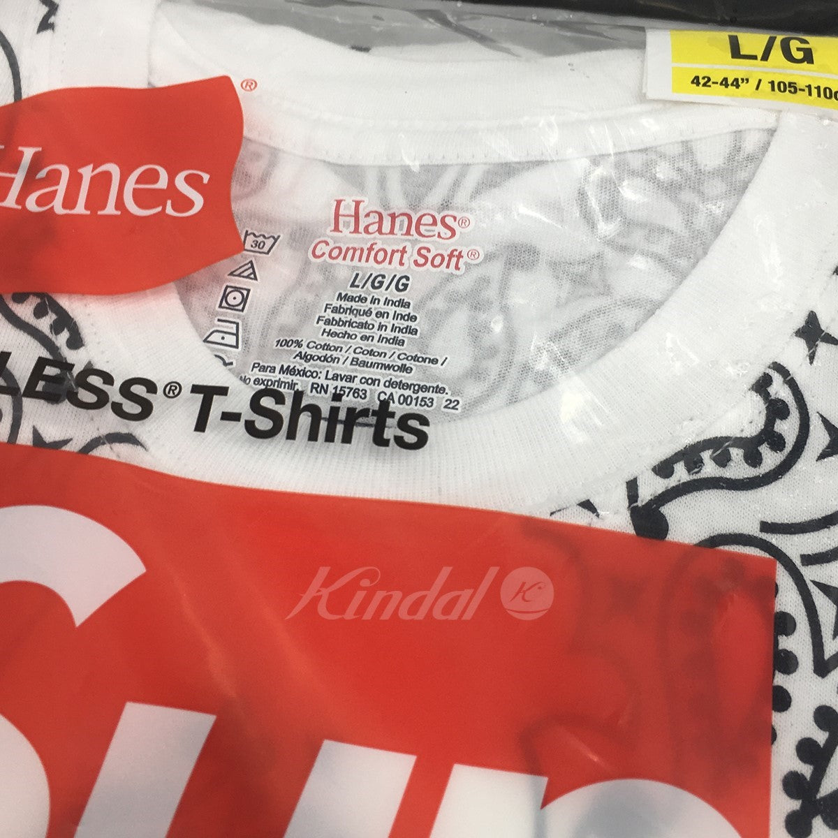 Supreme 古着・中古 22AW Hanes Bandana Tagless Tees (2 Pack) バンダナ Tシャツ