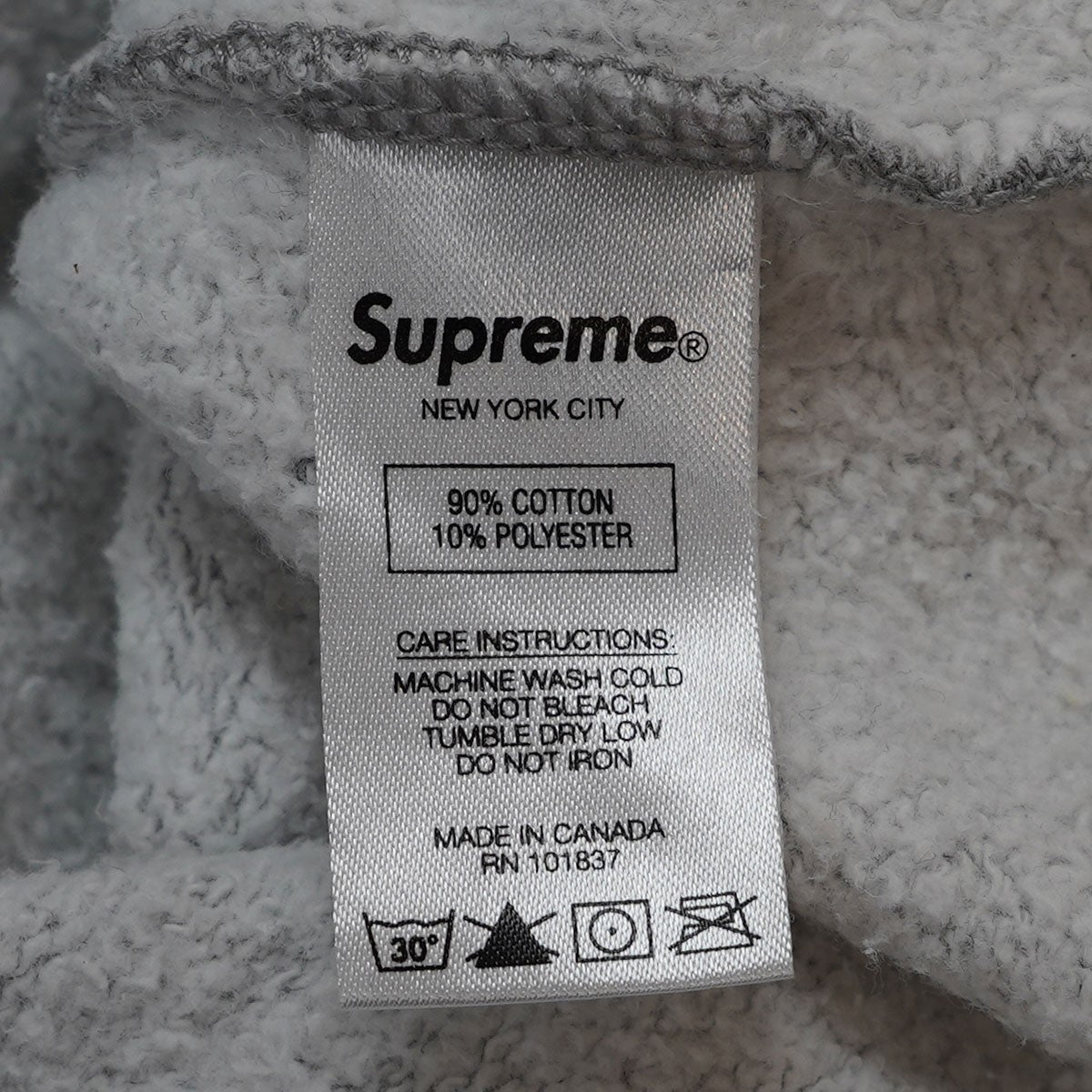 Supreme(シュプリーム) 20SS Cut Out Logo Crewneck カットアウト ロゴ クルーネック スウェット グレー サイズ M｜【公式】カインドオルオンライン  ブランド古着・中古通販【kindal】