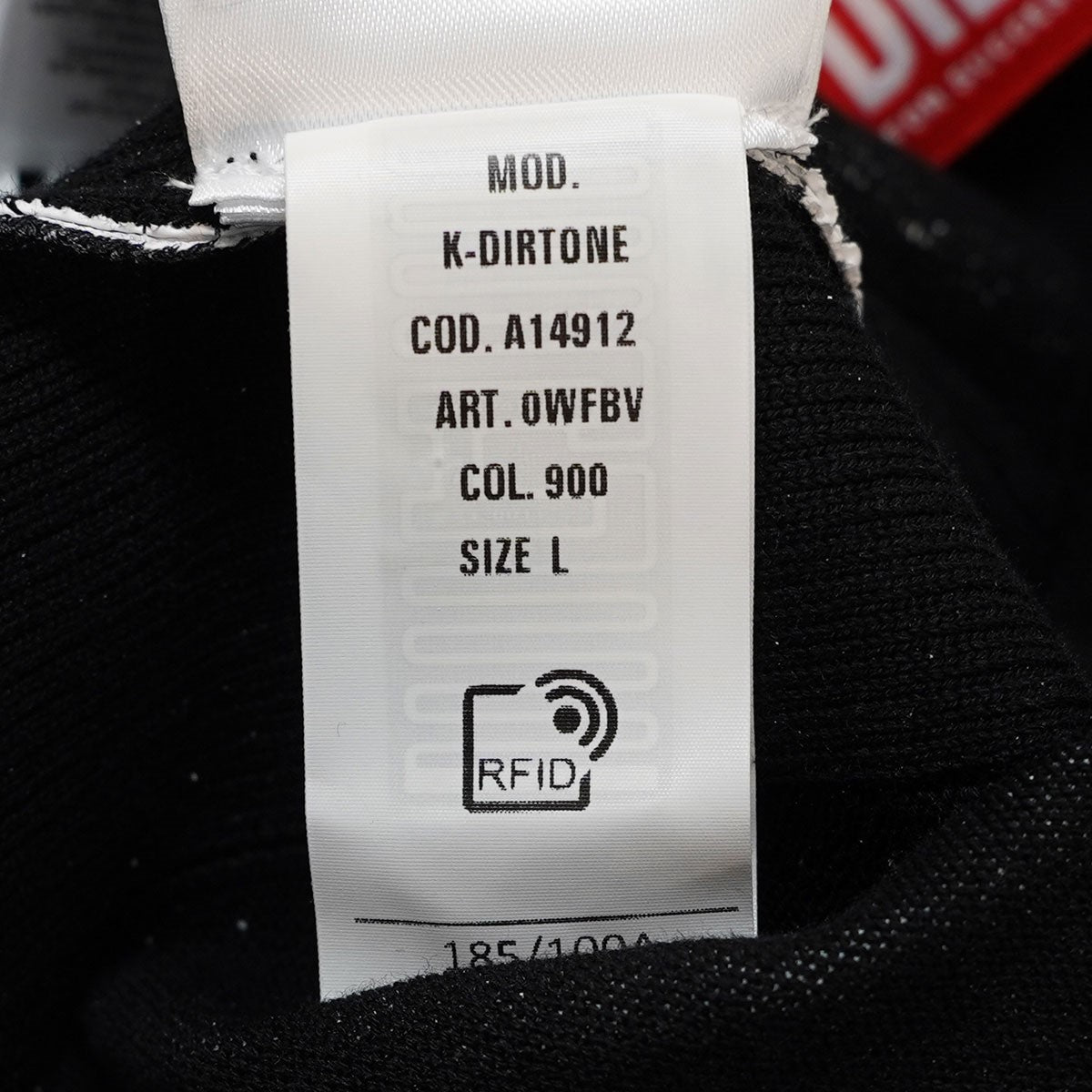 24AW K-Dirtone ペイント 加工 ロゴ ジップ ニット