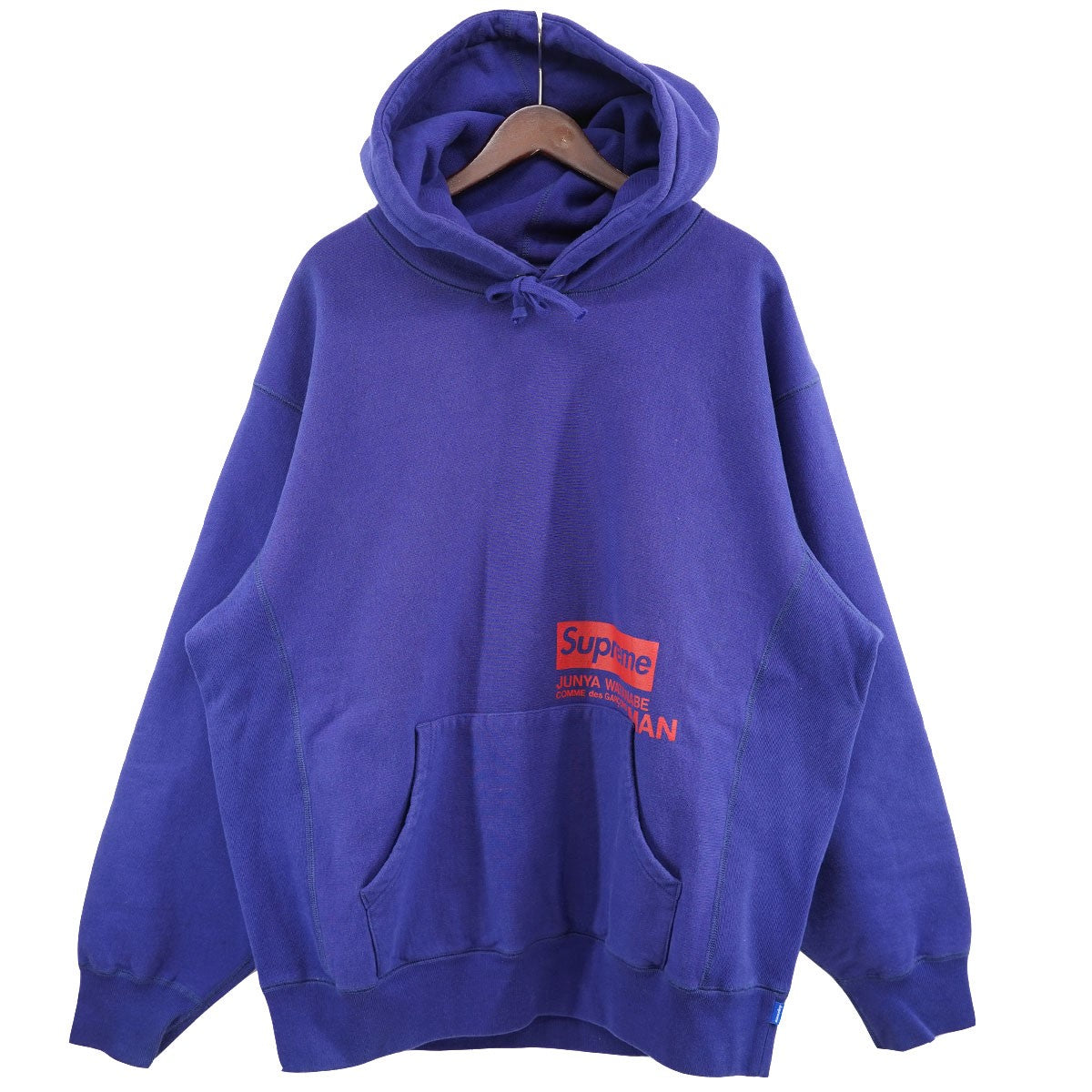 Supreme×JUNYA WATANABE COMME des GARCONS MAN 21AW JUNYA WATANABE MAN Hooded  Sweatshirt ロゴ パーカー ロイヤル サイズ XL｜【公式】カインドオルオンライン ブランド古着・中古通販【kindal】