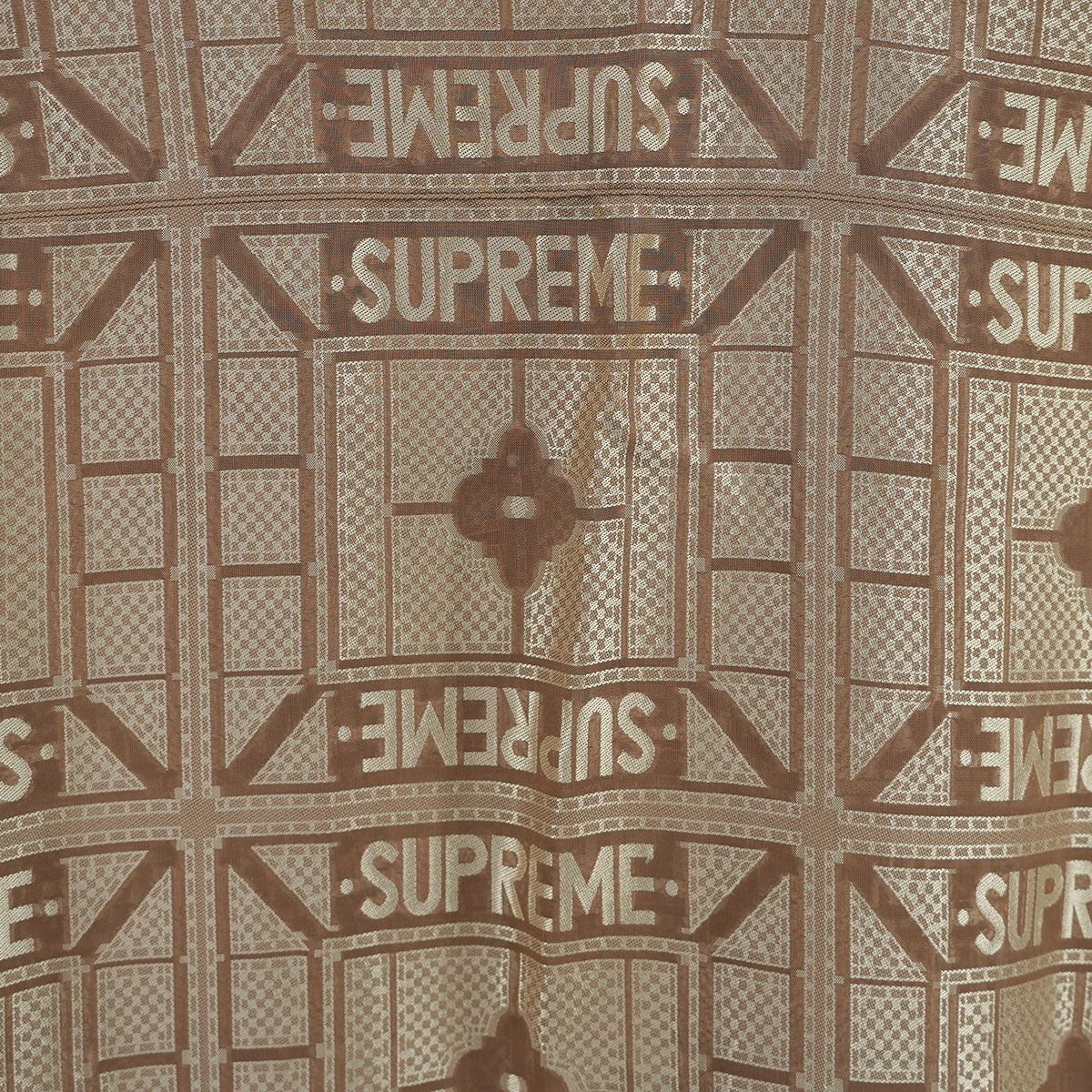 Supreme 古着・中古 24SS Tray Jacquard S／S Shirt ロゴ トレイ トレー ジャガード シャツ