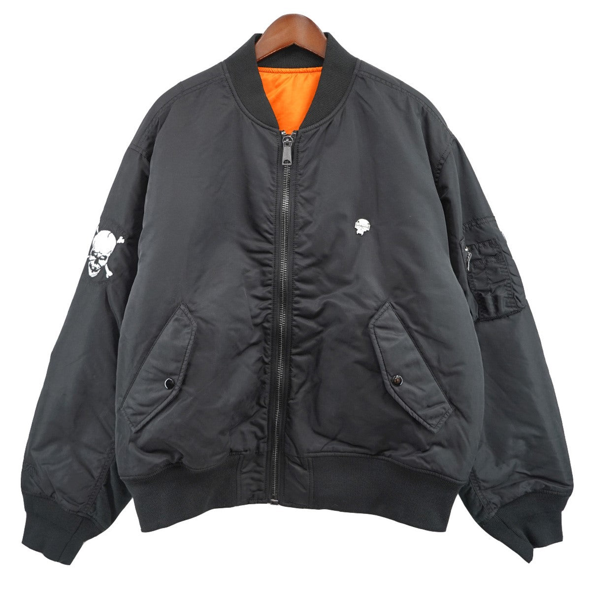 23AW Bounty Hunter Ma-1 Jacket ロゴ バッジ エムエーワン