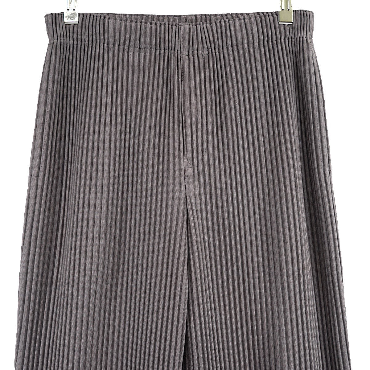 HOMME PLISSE ISSEY MIYAKE(イッセイミヤケオムプリッセ) PLEATS BOTTOMS 1 裾 ベント スリット プリーツ  パンツ 定価39600円 HP43JF136 スレートバイオレット サイズ 1｜【公式】カインドオルオンライン ブランド古着・中古通販【kindal】